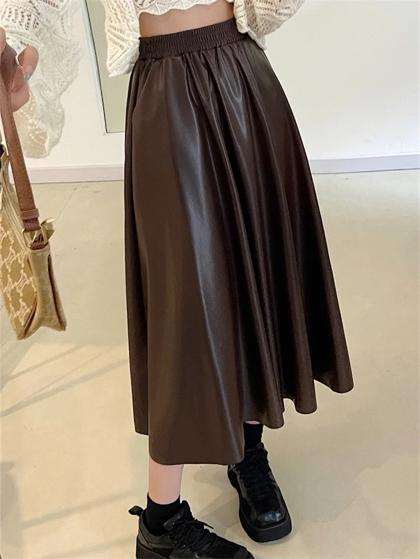 Alien Kitty High Waist Skirts Women Faux PU Chic Autumn Stylish All Match Office Lady Vintage Mujer Work Wear Streetwear Daily
Alien Kitty High Waist Skirts Women Faux PU Chic Autumn Stylish All Match Office Lady Vintage Mujer Work Wear Streetwear Daily
