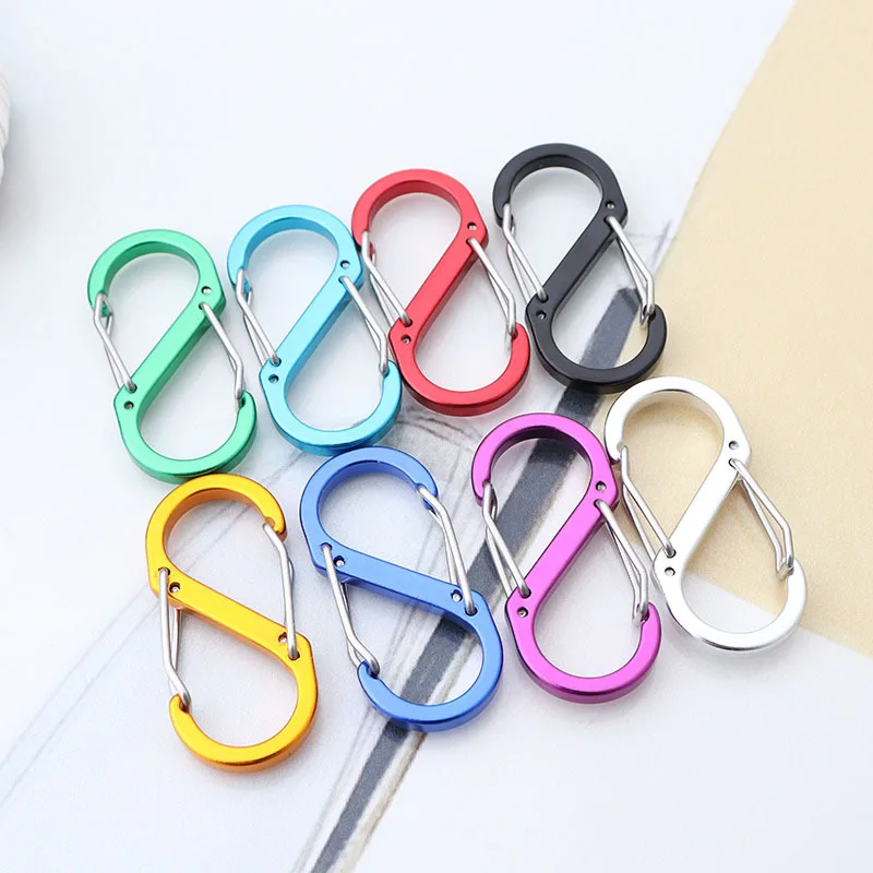 3pcs Dual Wire Gate Snap Hook Aluminum Alloy Hook 8 Assorted Color Double Sided Clips Keychain for Camping Fishing Hiking
3pcs Dual Wire Gate Snap Hook Aluminum Alloy Hook 8 Assorted Color Double Sided Clips Keychain for Camping Fishing Hiking