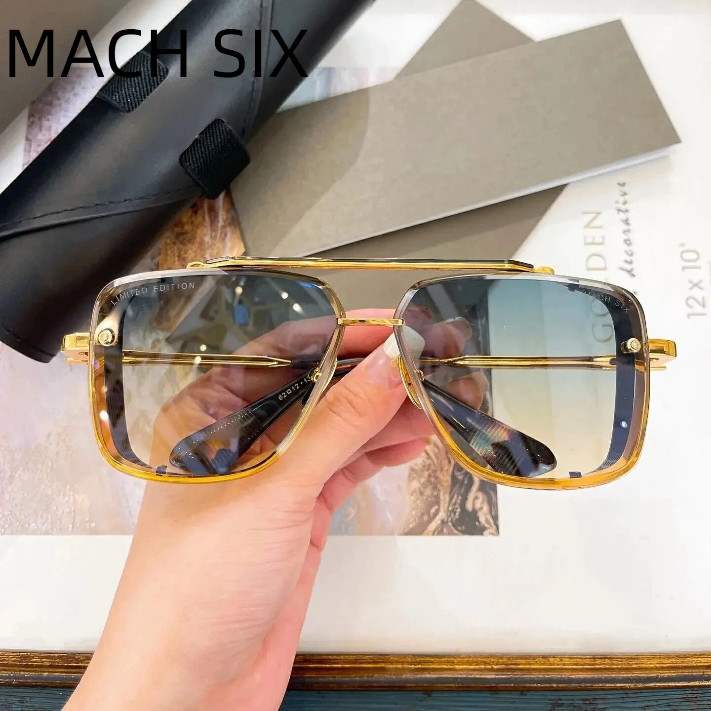 Original DTS121 MACH SIX Premium LIMITED EDITION Trendy Men Sunglasses Square Driving Anti-Glare Vintage Women Couple Eyewear
Original DTS121 MACH SIX Premium LIMITED EDITION Trendy Men Sunglasses Square Driving Anti-Glare Vintage Women Couple Eyewear