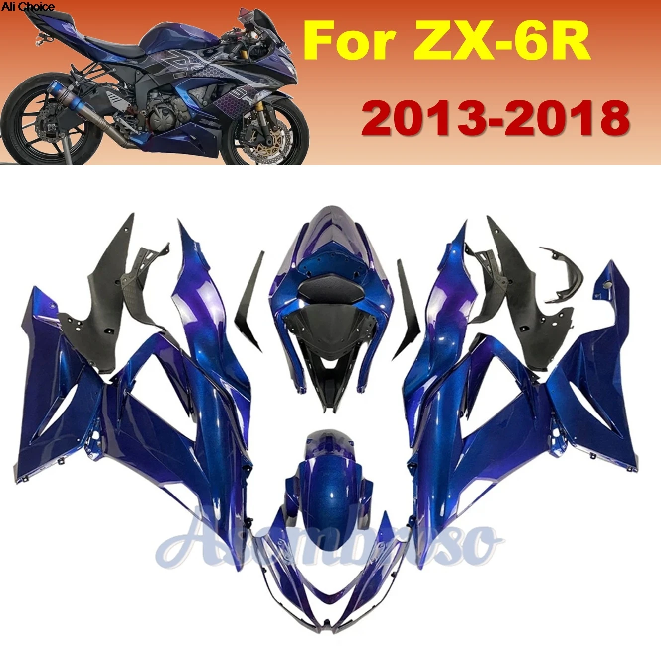Motorcycle Chameleon Bodywork Panel kit For Kawasaki ZX6R 2013–2018 ABS Injection Fairings NINJA ZX 6R 2014 2015 2016 2017
Motorcycle Chameleon Bodywork Panel kit For Kawasaki ZX6R 2013–2018 ABS Injection Fairings NINJA ZX 6R 2014 2015 2016 2017