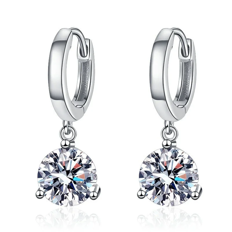 E098 Lefei Fashion Classic Luxury High Quality Moissanite Dangle Paws 3 Earring For Women 925 Sterling Silver Party Jewelry Gift
E098 Lefei Fashion Classic Luxury High Quality Moissanite Dangle Paws 3 Earring For Women 925 Sterling Silver Party Jewelry Gift