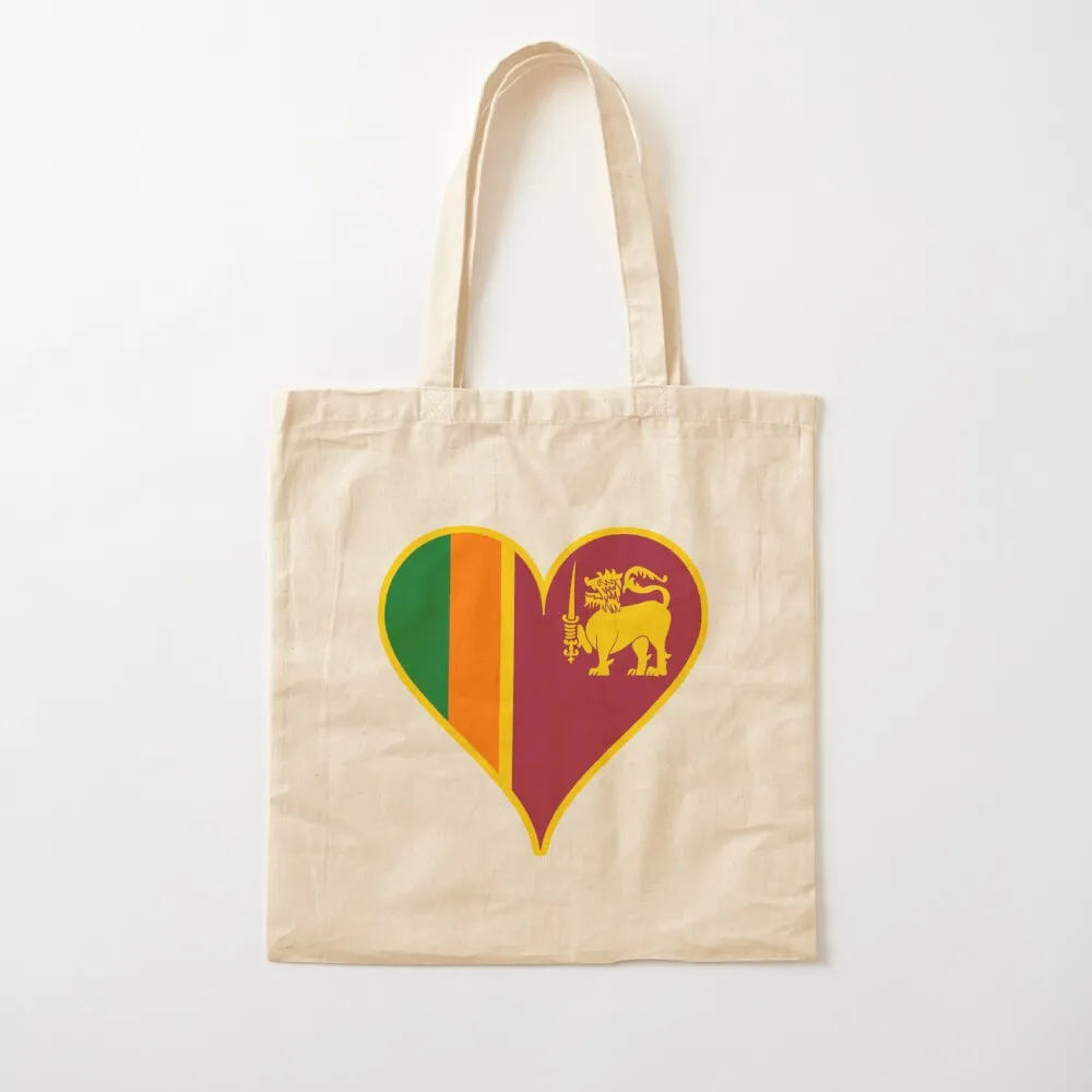 Sri Lanka Flag Heart Tote Bag Shopping bags tote women custom Women's shopping Canvas
Sri Lanka Flag Heart Tote Bag Shopping bags tote women custom Women's shopping Canvas
