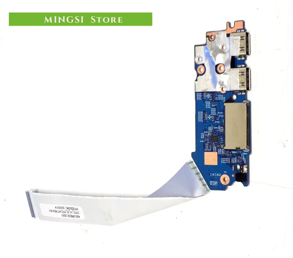 ДЛЯ Lenovo Flex 5 14IAU7 82R7 USB-считыватель, плата кнопки питания с кабелем 448.0RH11.0011
ДЛЯ Lenovo Flex 5 14IAU7 82R7 USB-считыватель, плата кнопки питания с кабелем 448.0RH11.0011