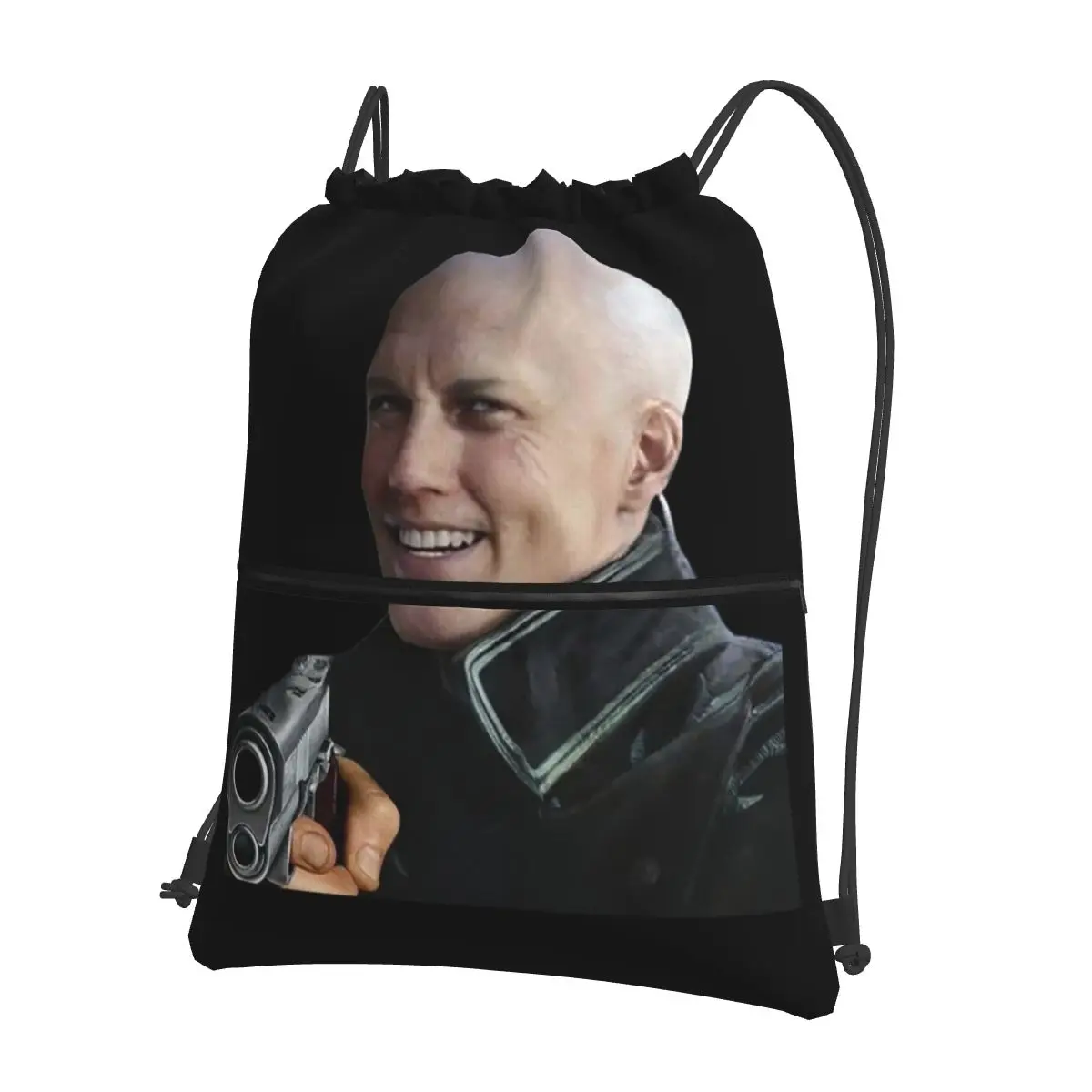 Bald Vergil Pointing A Gun - Blursed Devil May Cry Funny Face Meme Backpacks Casual Drawstring Bags Storage Bag Book Bags
Bald Vergil Pointing A Gun - Blursed Devil May Cry Funny Face Meme Backpacks Casual Drawstring Bags Storage Bag Book Bags