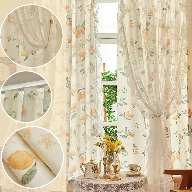 French Country Floral Lace Curtains Sheer Voile for Living Room Antique Embroidered Tulle Window Drapes 2025 New Rococo Style 
French Country Floral Lace Curtains Sheer Voile for Living Room Antique Embroidered Tulle Window Drapes 2025 New Rococo Style
