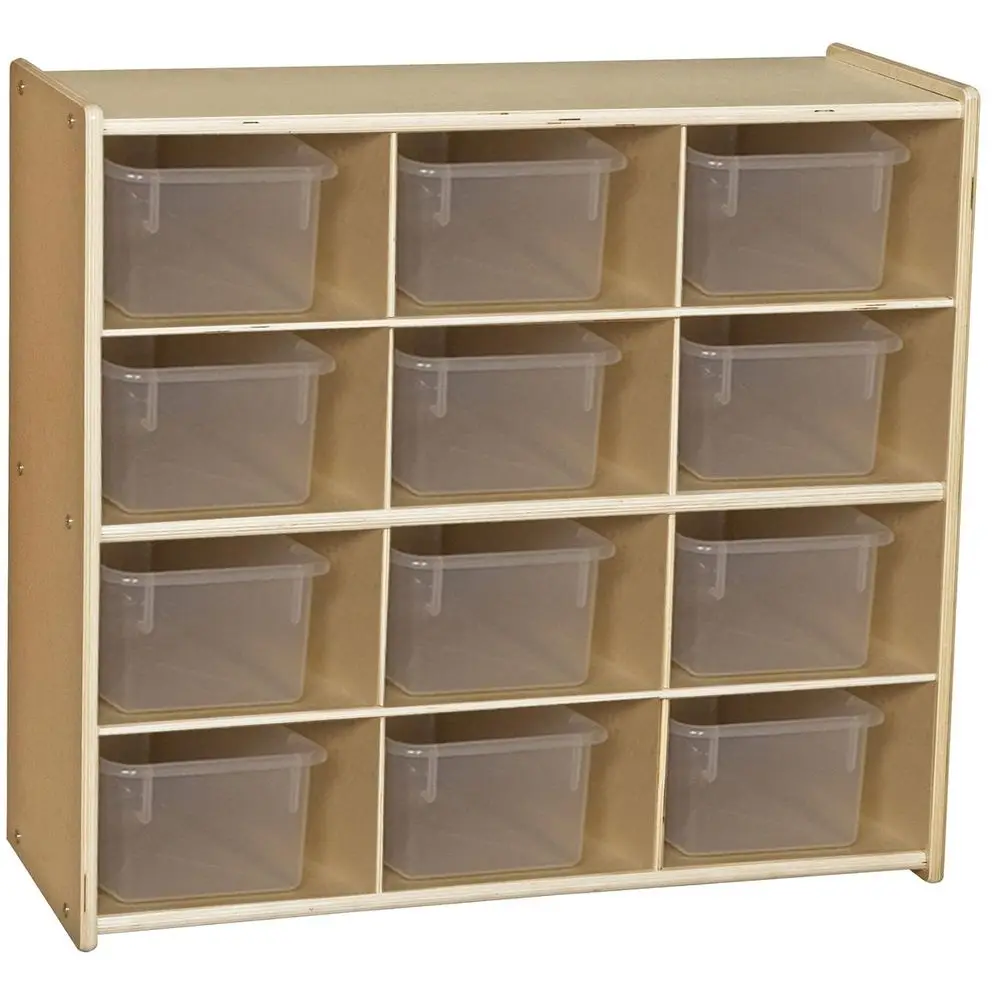 12-Compartment Storage Unit with Clear Bins for Kids, Hardwood Organizer for Classroom, Toy, Art Supply Storage
12-Compartment Storage Unit with Clear Bins for Kids, Hardwood Organizer for Classroom, Toy, Art Supply Storage