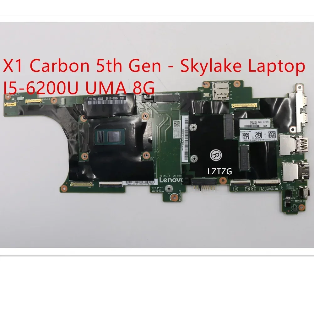 Motherboard For Lenovo ThinkPad X1 Carbon 5th Gen - Skylake Laptop Mainboard I5-6200U UMA 8G 01AY092
Motherboard For Lenovo ThinkPad X1 Carbon 5th Gen - Skylake Laptop Mainboard I5-6200U UMA 8G 01AY092
