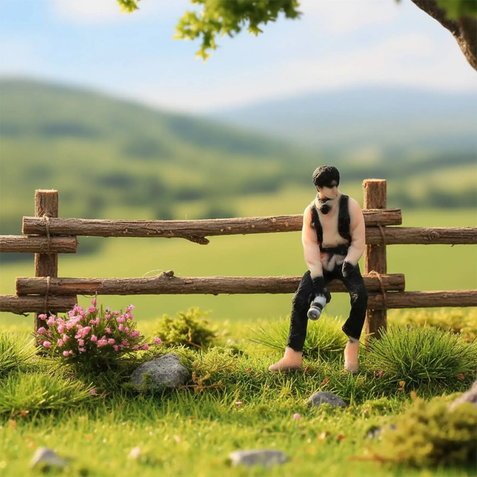 Фигурка фотографа в масштабе 1:64, трехмерная миниатюрная фигурка человека с камерой, из смолы, ручная роспись
Фигурка фотографа в масштабе 1:64, трехмерная миниатюрная фигурка человека с камерой, из смолы, ручная роспись