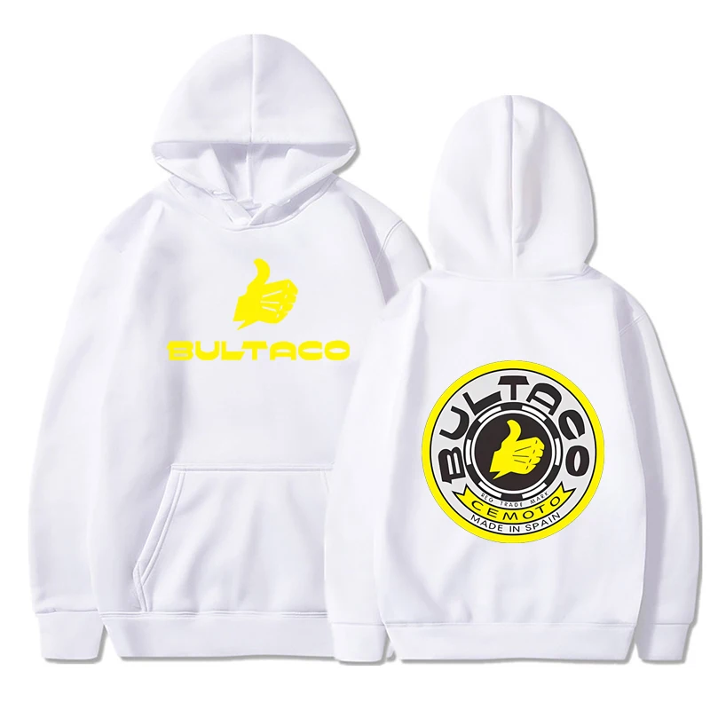 Bultaco Hoodie Men's and Women's Fashionable Printed Trend Pullover Harajuku Casual Long Sleeved Street Cool Sportswear Clothing
Bultaco Hoodie Men's and Women's Fashionable Printed Trend Pullover Harajuku Casual Long Sleeved Street Cool Sportswear Clothing