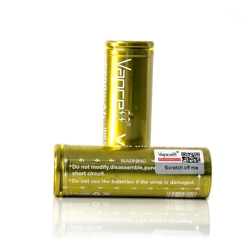 Wholesale 10pcs/lot Power Battery Vapcell V62 6200mah INR26800 26800 Rechargable Batteries 3.7v 22.94Wh
Wholesale 10pcs/lot Power Battery Vapcell V62 6200mah INR26800 26800 Rechargable Batteries 3.7v 22.94Wh