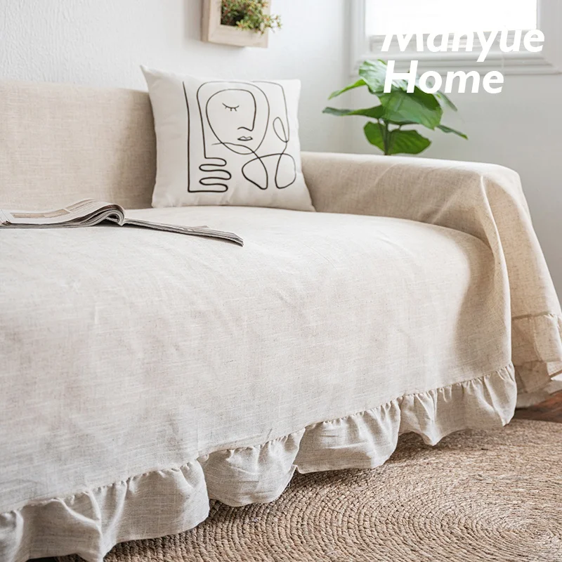 Wanxue Home Retro Ruffle Washed Pure Cotton Sofa Cover Living Room Couch Full Wrap Dust Cover Cloth Three-Seater Sofa Protector
Wanxue Home Retro Ruffle Washed Pure Cotton Sofa Cover Living Room Couch Full Wrap Dust Cover Cloth Three-Seater Sofa Protector