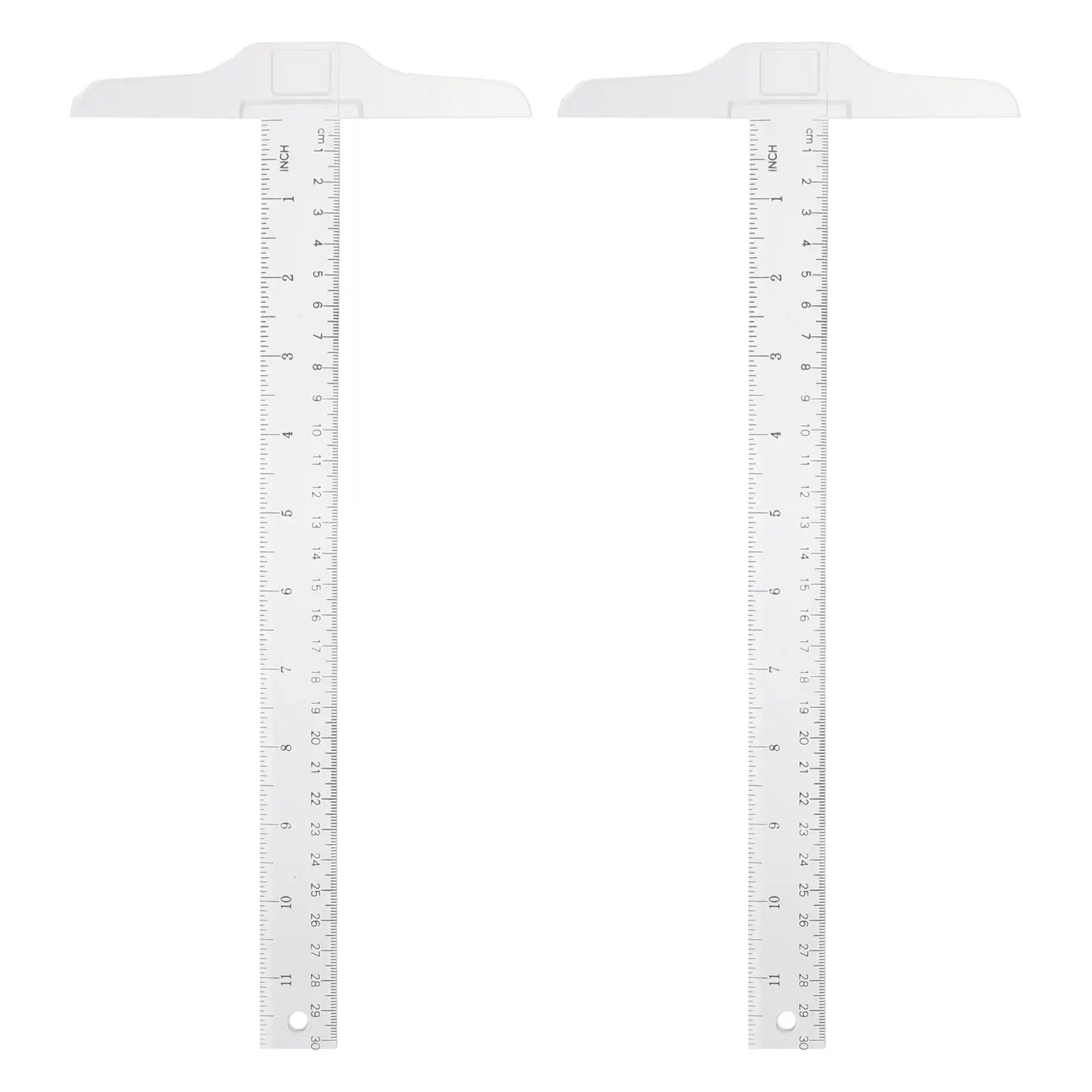 2Pcs T Plastic Measuring Straight Ruler Supplies Scale Measuring Tool Inch Centimeter Student Office Drawing Aid
2Pcs T Plastic Measuring Straight Ruler Supplies Scale Measuring Tool Inch Centimeter Student Office Drawing Aid