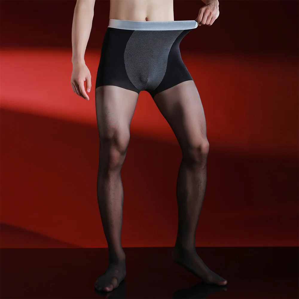 60-100KG New Design Men Large Size shaped Pocket Pantyhose Silver Edge Business Pants Ultra thin Black Silk Stockings Anti hook
60-100KG New Design Men Large Size shaped Pocket Pantyhose Silver Edge Business Pants Ultra thin Black Silk Stockings Anti hook