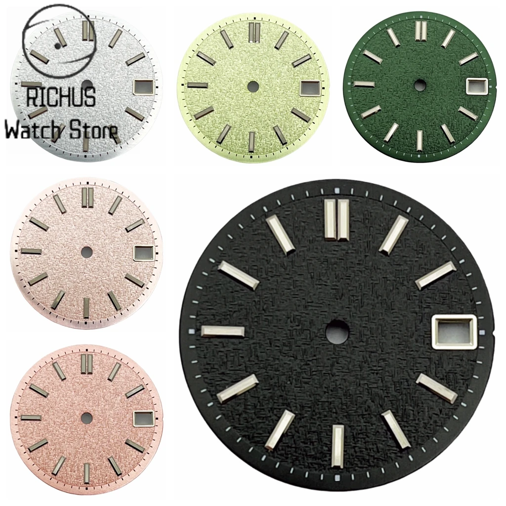 Циферблат RICHUS NH35 28,5 мм без логотипа для автоматического механизма, с установкой заводной головки на 3/3.8 часа, запчасти и аксессуары для часов
Циферблат RICHUS NH35 28,5 мм без логотипа для автоматического механизма, с установкой заводной головки на 3/3.8 часа, запчасти и аксессуары для часов