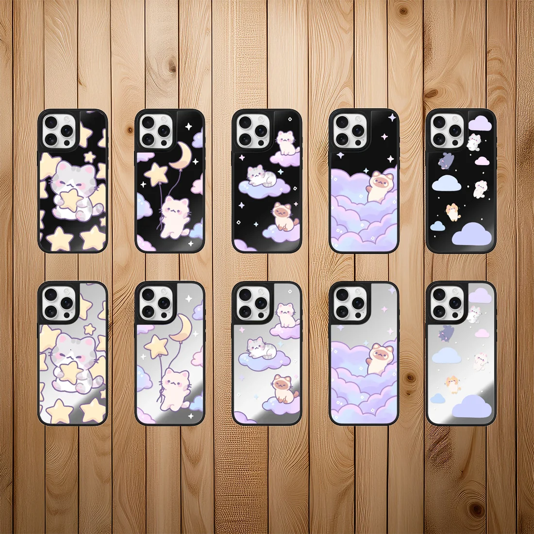 Cat Cartoon Black Silver Mirror Surface Black Border Magnetic Phone Case for IPhone 12 13 14 15 16 Pro Max Cover
Cat Cartoon Black Silver Mirror Surface Black Border Magnetic Phone Case for IPhone 12 13 14 15 16 Pro Max Cover