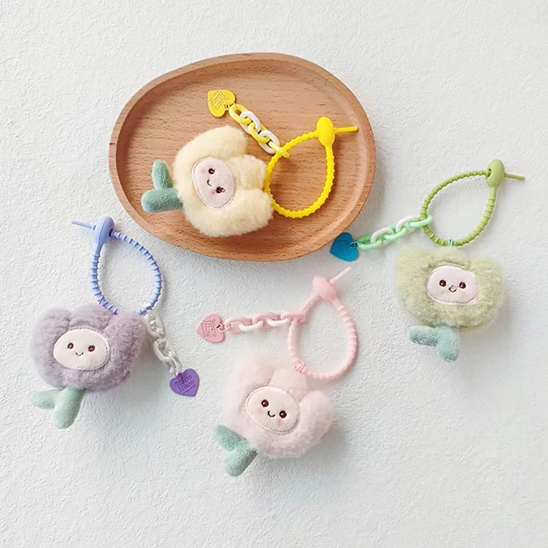 Kawaii Cartoon Flowers Keychain Cute Plush Tulip Pendant Women's Bags Decoration Car Keyring Accessories
Kawaii Cartoon Flowers Keychain Cute Plush Tulip Pendant Women's Bags Decoration Car Keyring Accessories