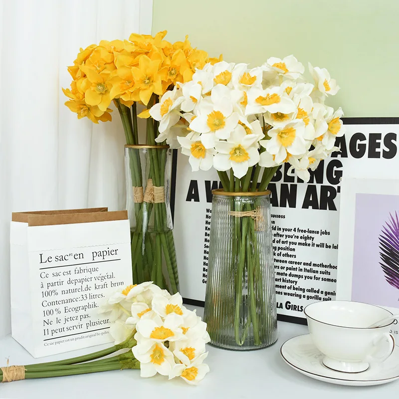 6Pcs Artificial Narcissus Fake Flower Home Garden Decoration Flowers Birthday Party Wedding Bridal Floral DIY Bouquet Table Deco
6Pcs Artificial Narcissus Fake Flower Home Garden Decoration Flowers Birthday Party Wedding Bridal Floral DIY Bouquet Table Deco
