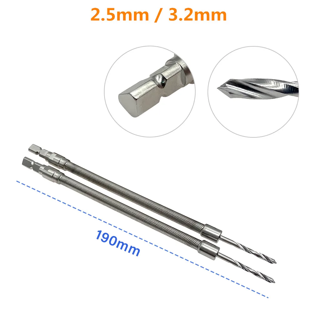 Stainless Steel Drill Bit Soft Drill Flexible 2.5mm 3.2mm Soft Bone Drill Bit 1pc Autoclavable Orthopedic Instrument
Stainless Steel Drill Bit Soft Drill Flexible 2.5mm 3.2mm Soft Bone Drill Bit 1pc Autoclavable Orthopedic Instrument