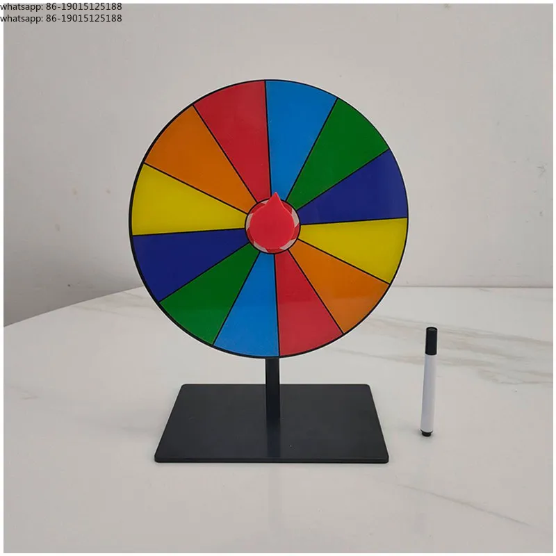 Live lottery lucky turntable teaching props game activities erasable lottery table small roulette
Live lottery lucky turntable teaching props game activities erasable lottery table small roulette