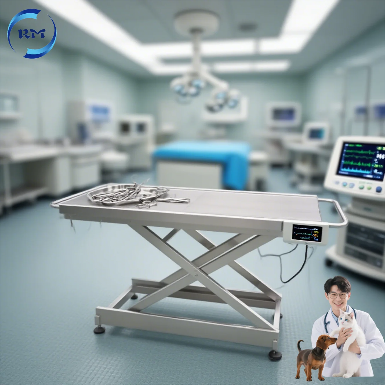 Veterinary Lifting Vet Operating Table Surgical Table Electric Stainless Steel Table
Veterinary Lifting Vet Operating Table Surgical Table Electric Stainless Steel Table