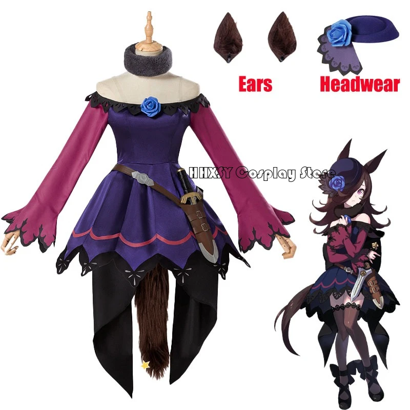 Костюм для косплея Pretty Derby Rice Shower, боевой костюм для женщин, милое платье Лолиты на Хэллоуин, униформа Comic Con для женщин
Костюм для косплея Pretty Derby Rice Shower, боевой костюм для женщин, милое платье Лолиты на Хэллоуин, униформа Comic Con для женщин