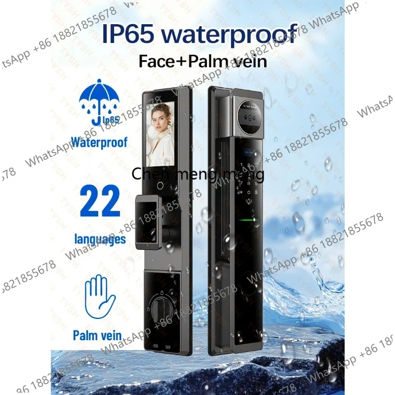 Face Real-time Intercom Smart Door Lock Biometric Electronic Security Camera Intelligent Fingerprint Password Key Unlock
Face Real-time Intercom Smart Door Lock Biometric Electronic Security Camera Intelligent Fingerprint Password Key Unlock