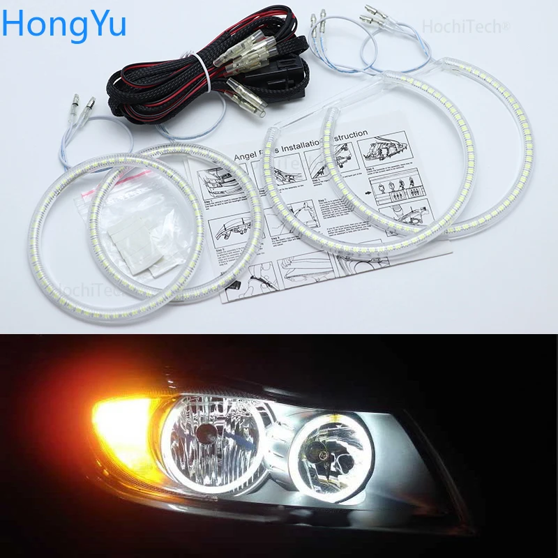 Super Bright White Color 3528 SMD Led Angel Eyes Kit Daytime Running Light DRL for BMW 3 Series E90 2005 2006 2007 2008
Super Bright White Color 3528 SMD Led Angel Eyes Kit Daytime Running Light DRL for BMW 3 Series E90 2005 2006 2007 2008
