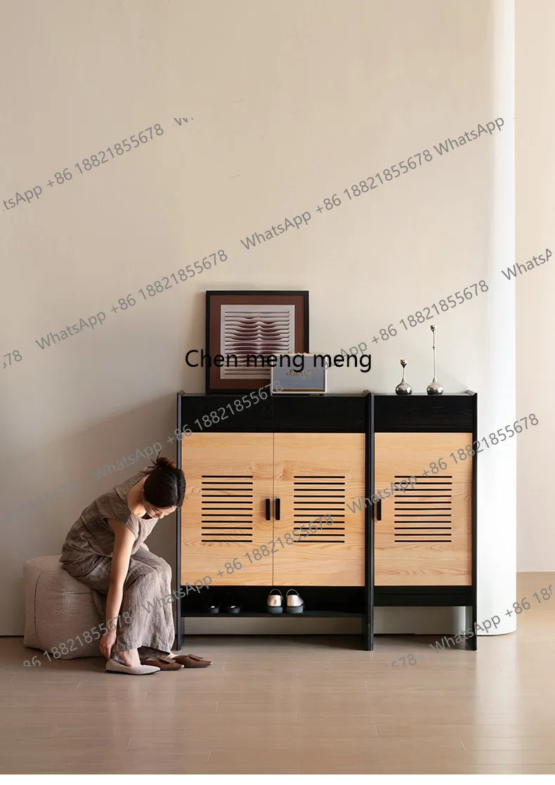 Solid wood modern simple wooden shoe cabinet entrance storage cabinet household cabinet
Solid wood modern simple wooden shoe cabinet entrance storage cabinet household cabinet
