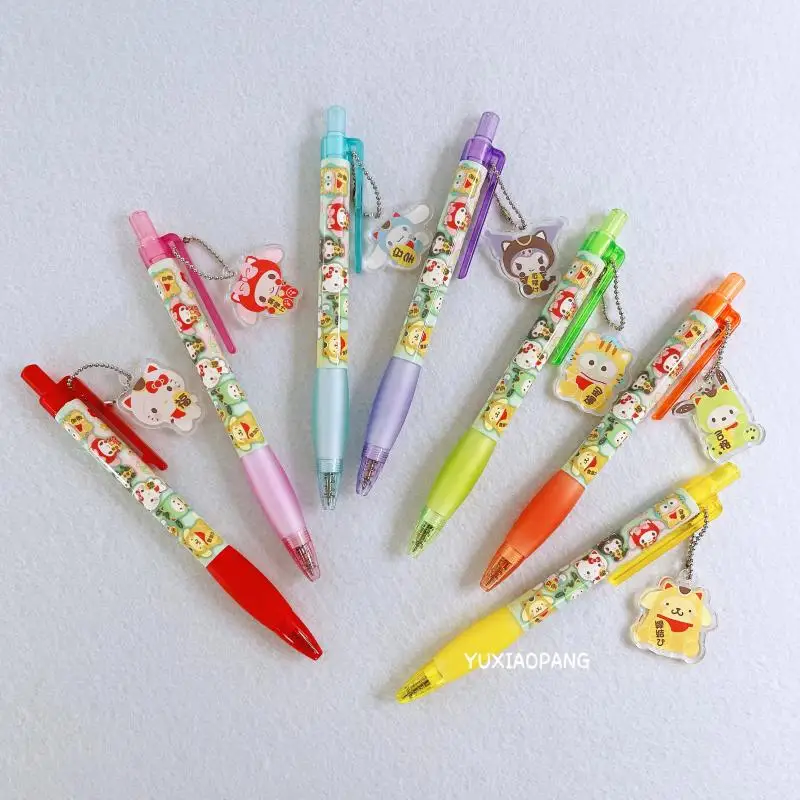 Sanrio Character Beckoning Cat Prayer Series Melody Kuromi Pochacco Hangyodon Limited Pendant Charm Ballpoint Pen 0.7Mm Toys
Sanrio Character Beckoning Cat Prayer Series Melody Kuromi Pochacco Hangyodon Limited Pendant Charm Ballpoint Pen 0.7Mm Toys