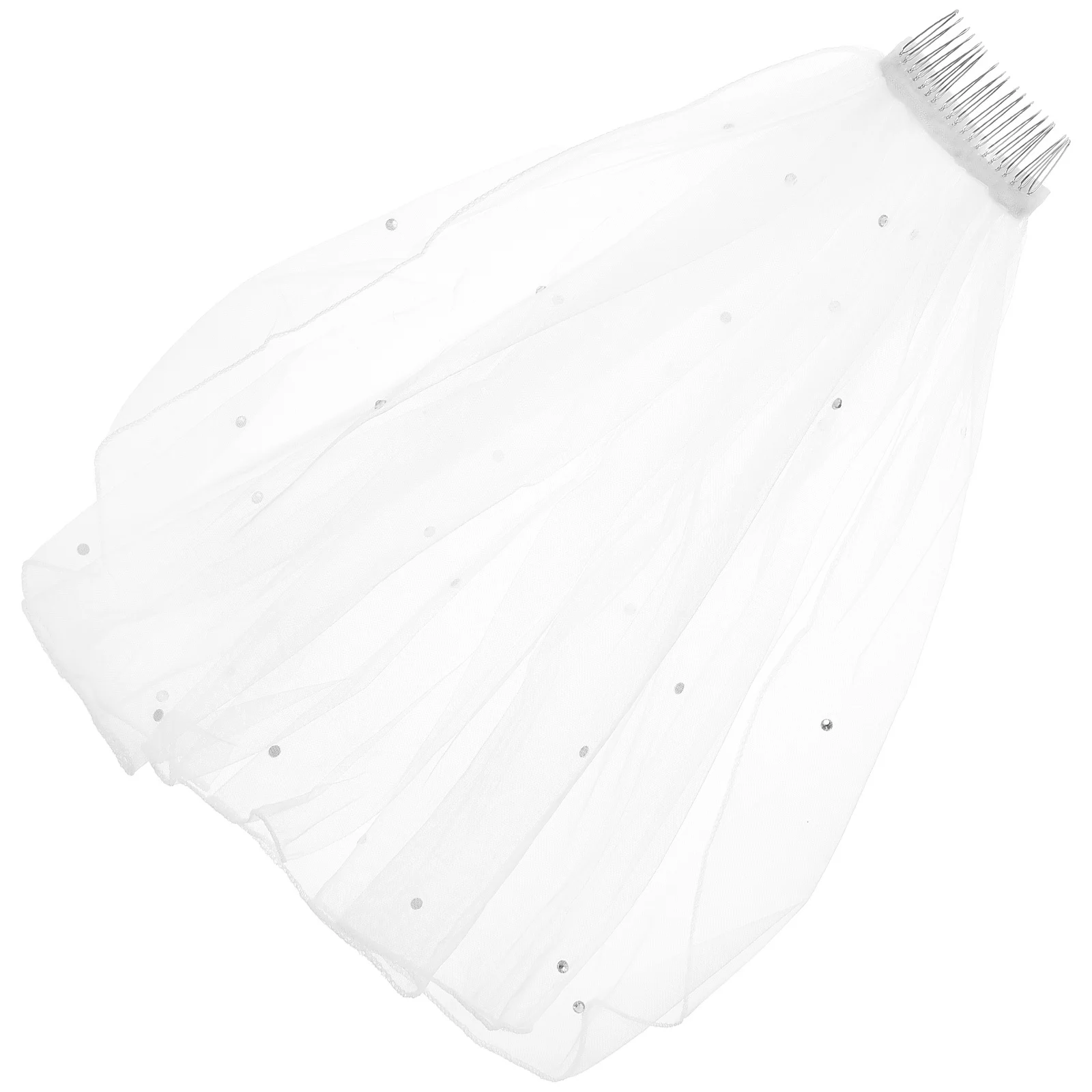 Bridal Veil Wedding Veil Lightweight Classic White Tulle for Bachelorette Party Bride Hair Accessory Short Veils for Brides
Bridal Veil Wedding Veil Lightweight Classic White Tulle for Bachelorette Party Bride Hair Accessory Short Veils for Brides