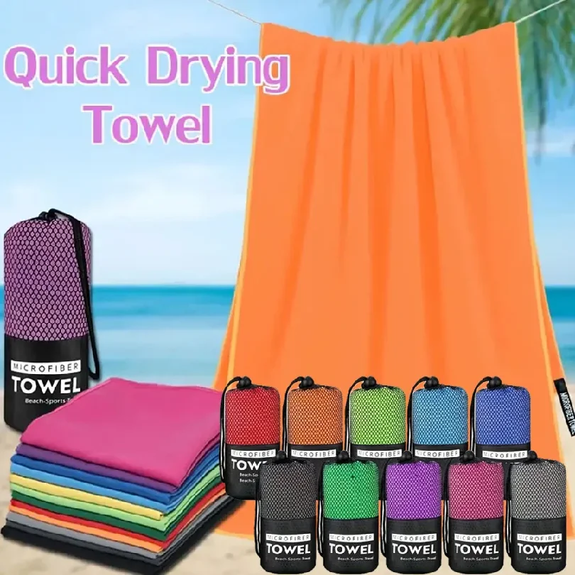 Quick-Drying Sports Towel Thick Sand Free Microfiber Quick Dry Towel , Super Absorbent Soft Swim BeachTowels for Men, Women
Quick-Drying Sports Towel Thick Sand Free Microfiber Quick Dry Towel , Super Absorbent Soft Swim BeachTowels for Men, Women
