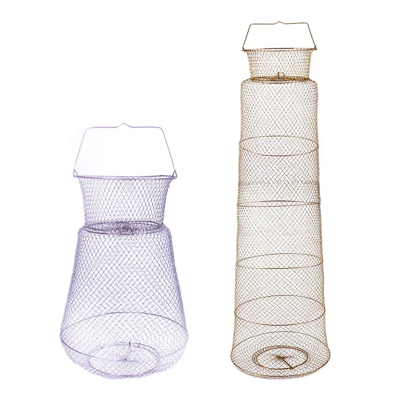 304 Stainless Steel Fish Keep Net Wire Basket Live Fish Storage Crab Lobster Shrimp Carrier Durable Fishing Accessory Wholesale
304 Stainless Steel Fish Keep Net Wire Basket Live Fish Storage Crab Lobster Shrimp Carrier Durable Fishing Accessory Wholesale