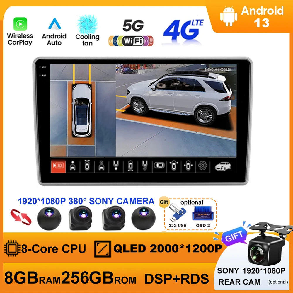For GAZ Gazelle Busines 2010 - 2021 Car Radio Multimedia Video Player GPS Navigation 360 Camera Carplay Auto WIFI 4G Android 13
For GAZ Gazelle Busines 2010 - 2021 Car Radio Multimedia Video Player GPS Navigation 360 Camera Carplay Auto WIFI 4G Android 13