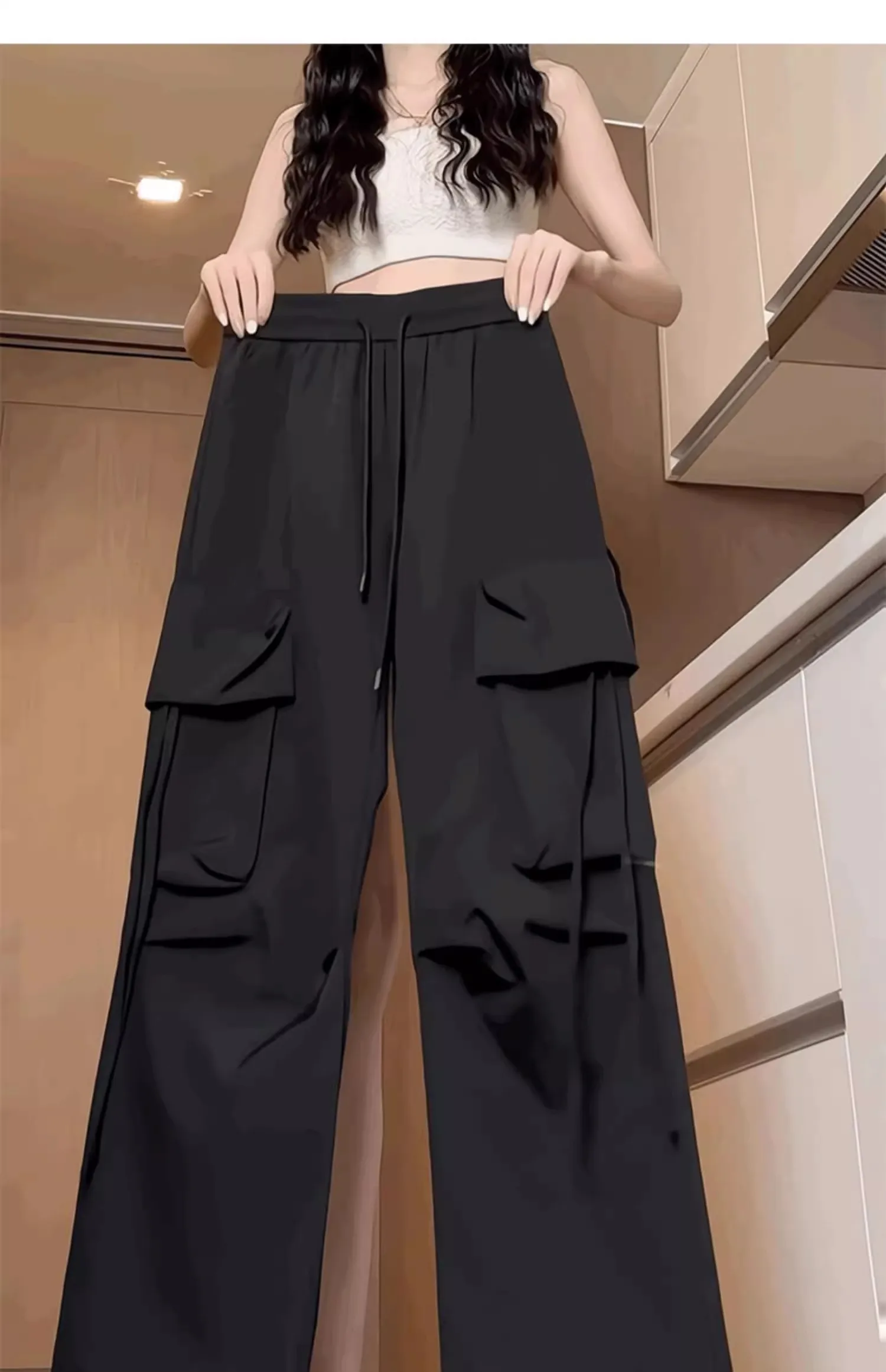 New quick drying work pants versatile narrow leg wide leg pants 2024 autumn women's dopamine loose casual age reducing stripes
New quick drying work pants versatile narrow leg wide leg pants 2024 autumn women's dopamine loose casual age reducing stripes