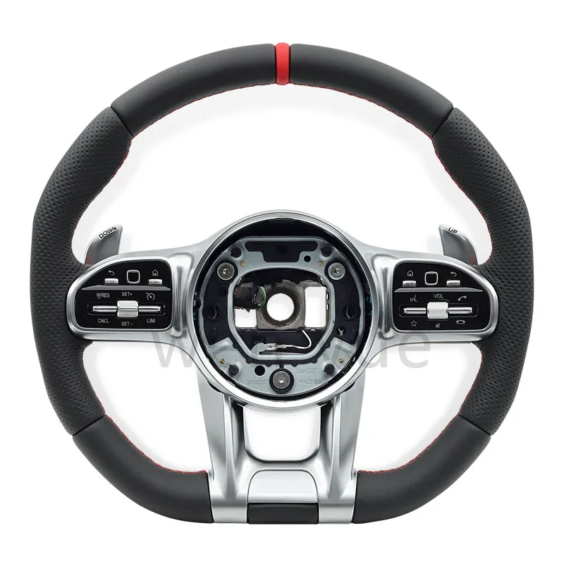 Leather Car Steering Wheel for C180 C200 C260 C43 C63 E200 E300 E53 E63 S320 S400 S450 S63 GLC200 GLC260 W205 W213 W222 W167
Leather Car Steering Wheel for C180 C200 C260 C43 C63 E200 E300 E53 E63 S320 S400 S450 S63 GLC200 GLC260 W205 W213 W222 W167