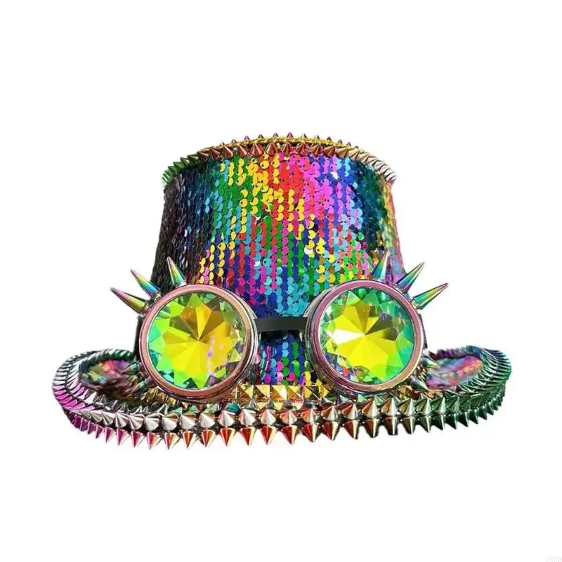 39BD Shining Sequins Chocket Caps Theme Party Goggles Hat for Women Formal Night Event
39BD Shining Sequins Chocket Caps Theme Party Goggles Hat for Women Formal Night Event