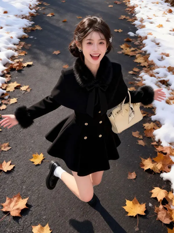 Korean Sle Slim Fit Bla Woolen Coat Gentle Ele Winter Faion Outerwear for Women Warmth Guaranteed Travel Ready
Korean Sle Slim Fit Bla Woolen Coat Gentle Ele Winter Faion Outerwear for Women Warmth Guaranteed Travel Ready