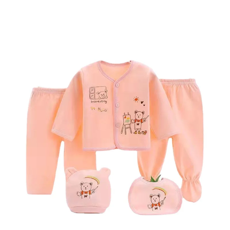 Newborn Underwear set Spring and Autumn Baby Clothing Suits 0-3 Months Cartoon Cotton 5pcs/set Baby Girl Outfits
Newborn Underwear set Spring and Autumn Baby Clothing Suits 0-3 Months Cartoon Cotton 5pcs/set Baby Girl Outfits