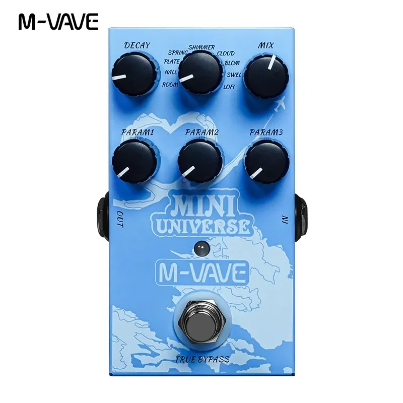 M-VAVE Mini Universe Electric Guitar Reverb Effect Pedal True Bypass Design Metal Shell Case 9 Reverb Tones Stringed Accessory
M-VAVE Mini Universe Electric Guitar Reverb Effect Pedal True Bypass Design Metal Shell Case 9 Reverb Tones Stringed Accessory