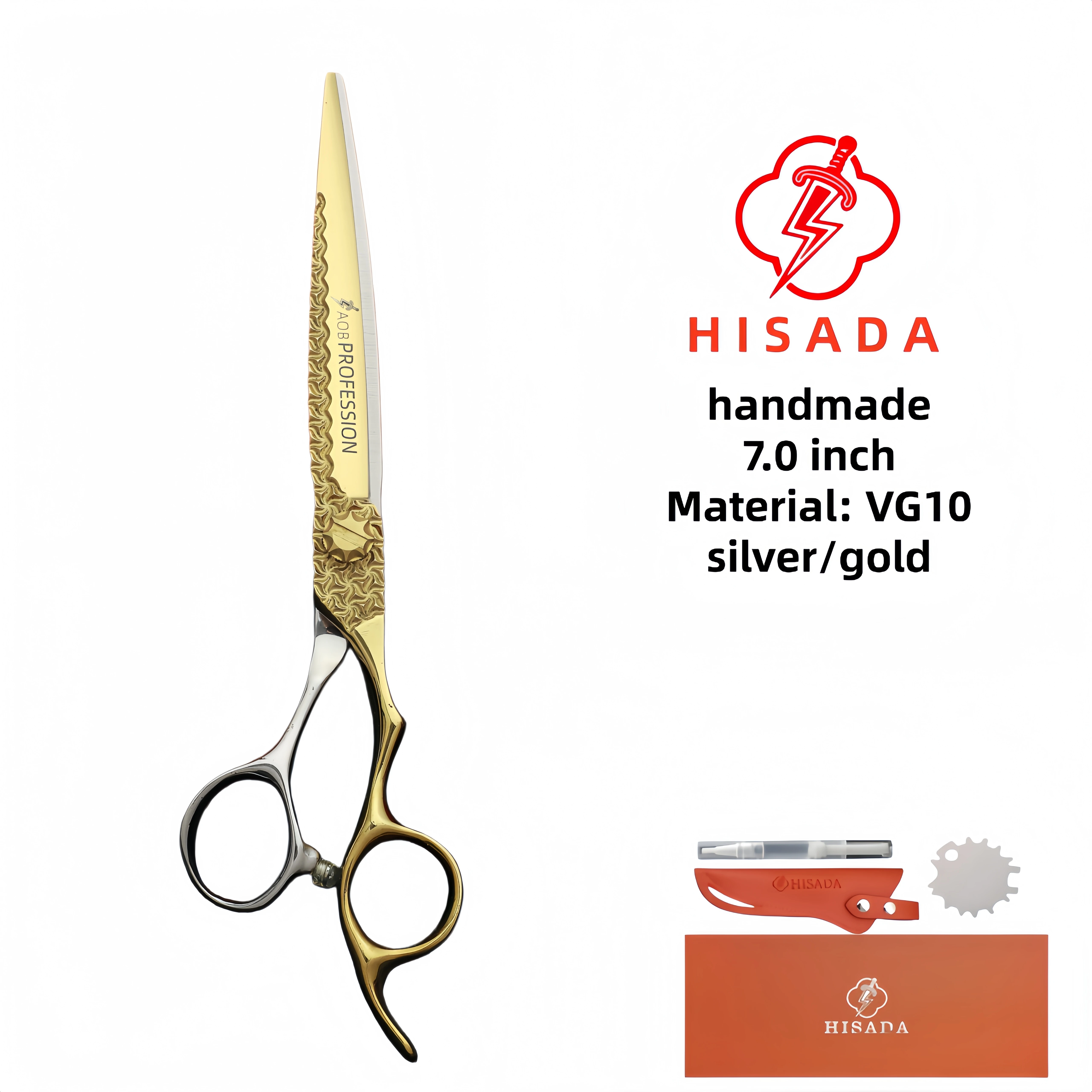 High-end barber scissors Barber shop exclusive hair scissors 7.0 inch Barber shop exclusive hair scissors Pattern carving
High-end barber scissors Barber shop exclusive hair scissors 7.0 inch Barber shop exclusive hair scissors Pattern carving