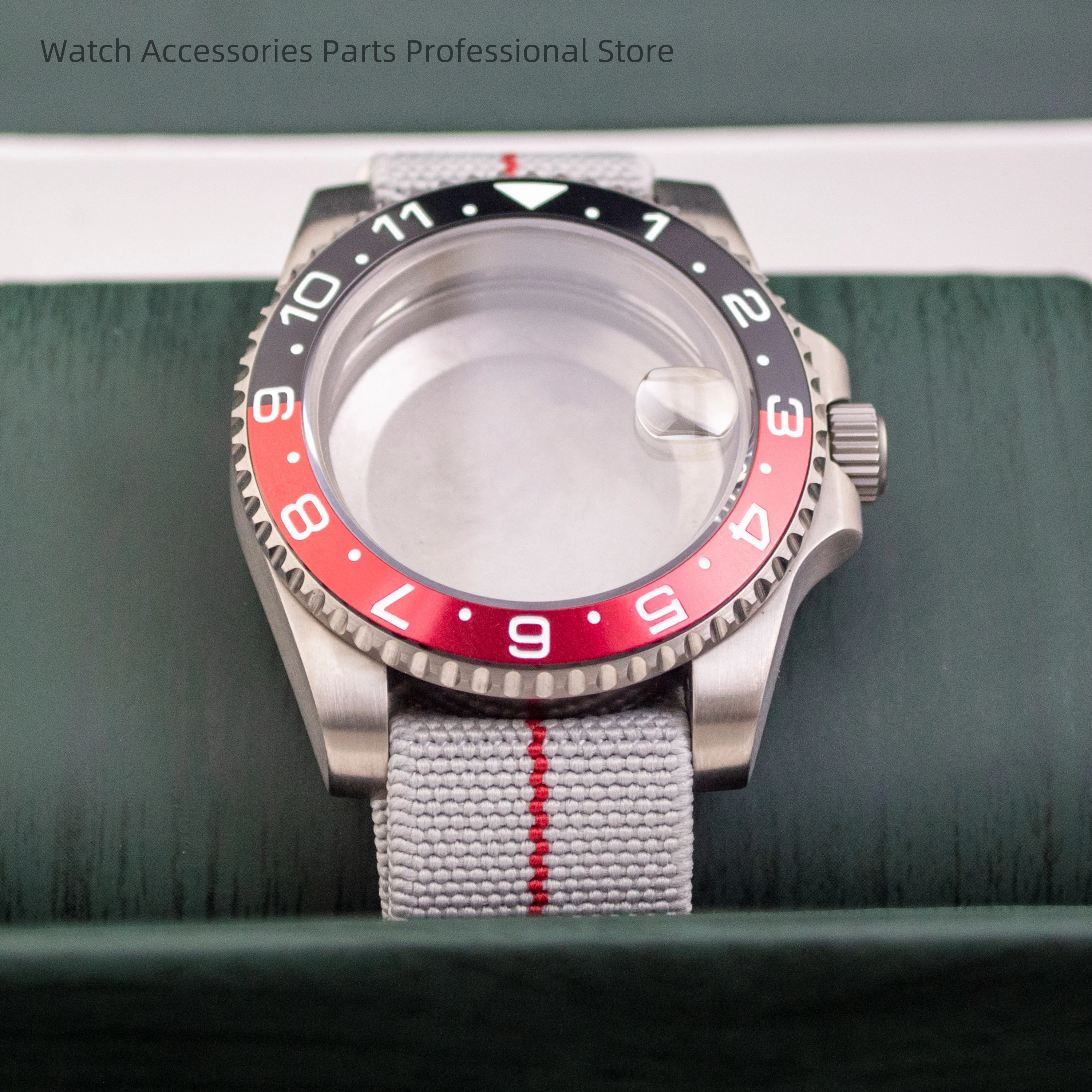 Titanium Watch Case Nylon Strap Sapphire Glass Titanium Watchcase For ETA 2824 NH35 NH36 SUB GMT Watch Accessories
Titanium Watch Case Nylon Strap Sapphire Glass Titanium Watchcase For ETA 2824 NH35 NH36 SUB GMT Watch Accessories