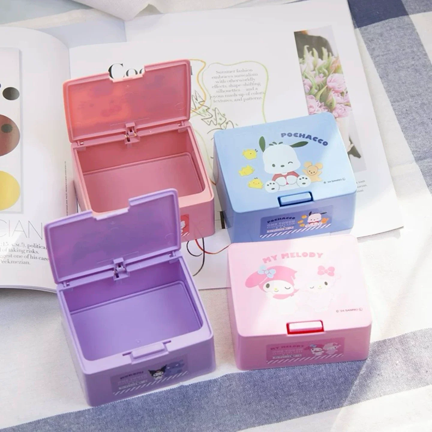 Storage Box Kuromi Accessory Anime Cosmetics Case Cotton Swab Boxes Press Pop Makeup Boxes Gifts
Storage Box Kuromi Accessory Anime Cosmetics Case Cotton Swab Boxes Press Pop Makeup Boxes Gifts