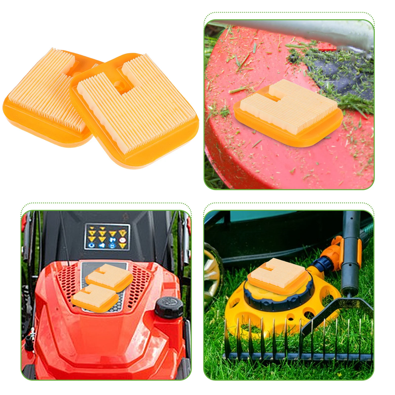 2Pcs Filter Core Efficient Air Filters for Lawn Mower Tractor Engine Replacement Maintenance Outdoor Parts Lawn Tractor Filters
2Pcs Filter Core Efficient Air Filters for Lawn Mower Tractor Engine Replacement Maintenance Outdoor Parts Lawn Tractor Filters