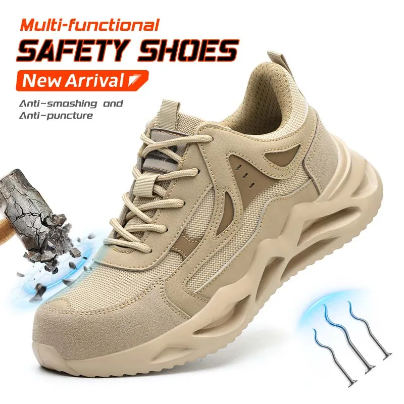 Leiandun Men's Anti-smash Anti-puncture Lightweight Soft Sole Breathable Summer Insulation 10KV Plastic Toe Safety Shoes
Leiandun Men's Anti-smash Anti-puncture Lightweight Soft Sole Breathable Summer Insulation 10KV Plastic Toe Safety Shoes