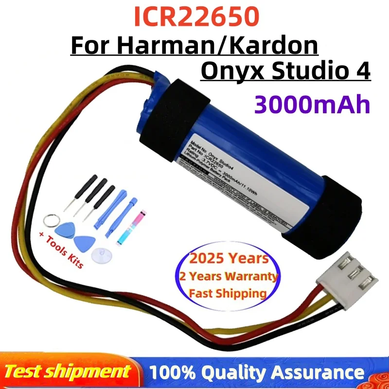 2025 Year 100% Original 3000mAh Replacement Battery For Harman Kardon Onyx Studio 4 Studio4 Wireless Bluetooth Speaker Batteries
2025 Year 100% Original 3000mAh Replacement Battery For Harman Kardon Onyx Studio 4 Studio4 Wireless Bluetooth Speaker Batteries