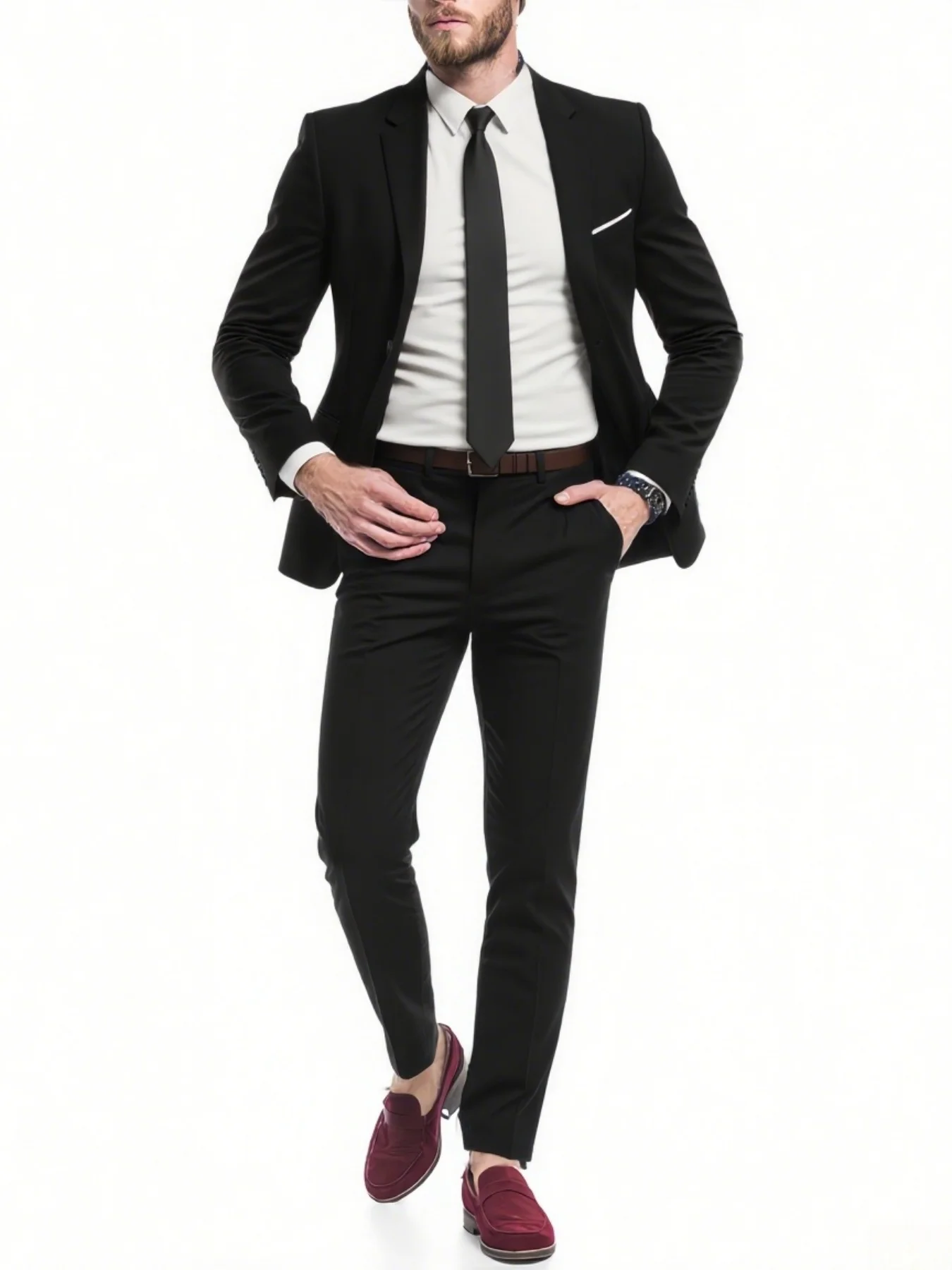 Men's Suit 2pcs Set, Stylish Jacket And Trousers, Elegant Formal Wear for Wedding, Party And Event
Men's Suit 2pcs Set, Stylish Jacket And Trousers, Elegant Formal Wear for Wedding, Party And Event