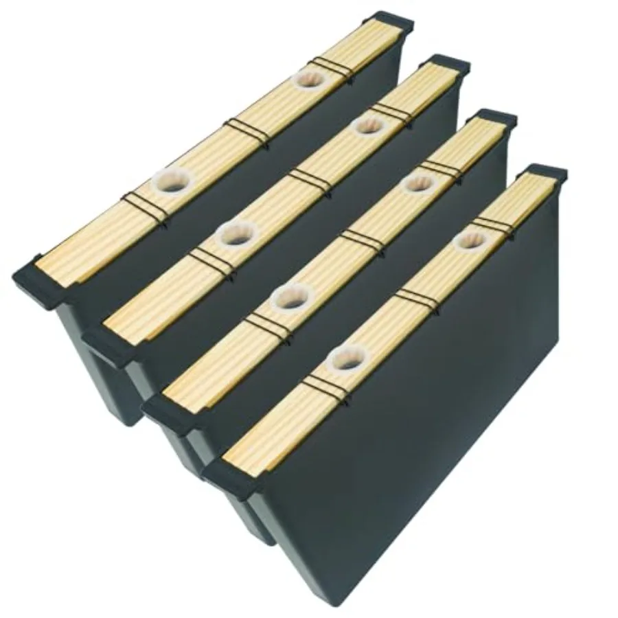 4 Pack Bee Feeder, Bee Hive Feeder, Beehive Frame Feeder, Deep Frame Water Feeder for Beekeeping Feeding Equipment Bee Tools Be
4 Pack Bee Feeder, Bee Hive Feeder, Beehive Frame Feeder, Deep Frame Water Feeder for Beekeeping Feeding Equipment Bee Tools Be