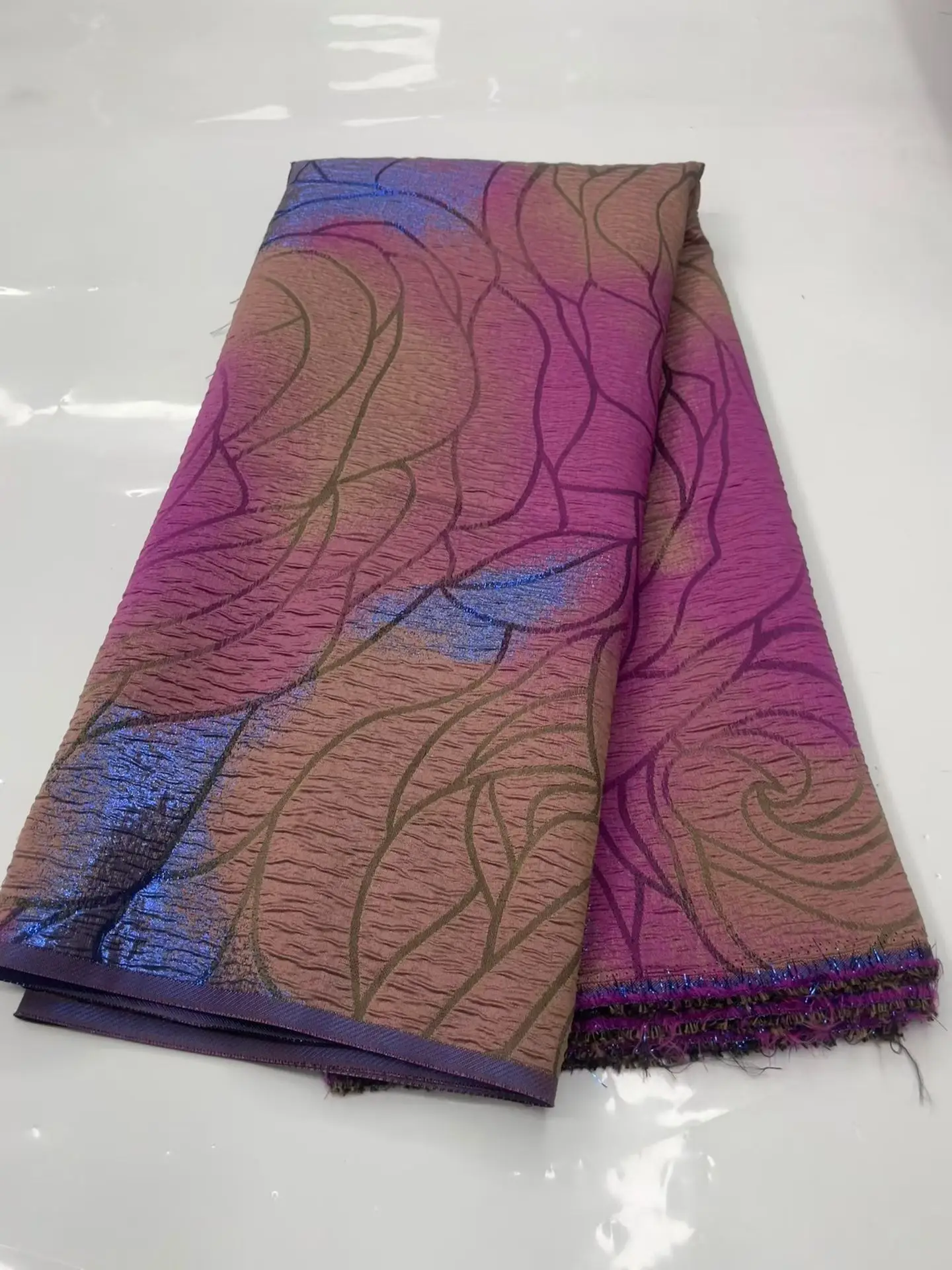 Latest Jacquard Brocade Lace Fabric Top Selling Brocade Organza African Tulle Lace Fabric for Nigerian Wedding HJ6080
Latest Jacquard Brocade Lace Fabric Top Selling Brocade Organza African Tulle Lace Fabric for Nigerian Wedding HJ6080