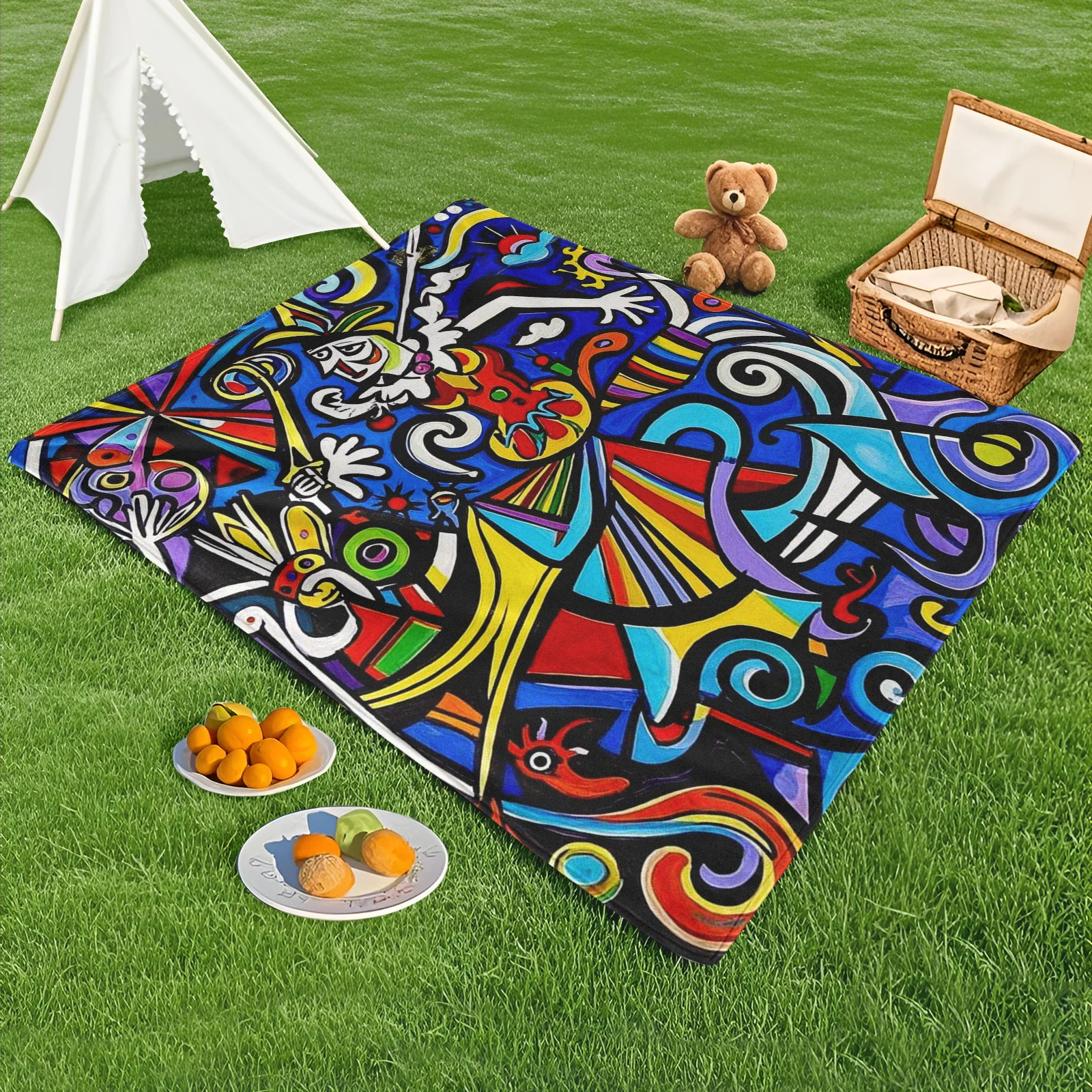 Whimsical Blue Background With White Abstract Patterns Outdoor Blanket For Creative Play And Childhood Imaginative Explorations
Whimsical Blue Background With White Abstract Patterns Outdoor Blanket For Creative Play And Childhood Imaginative Explorations
