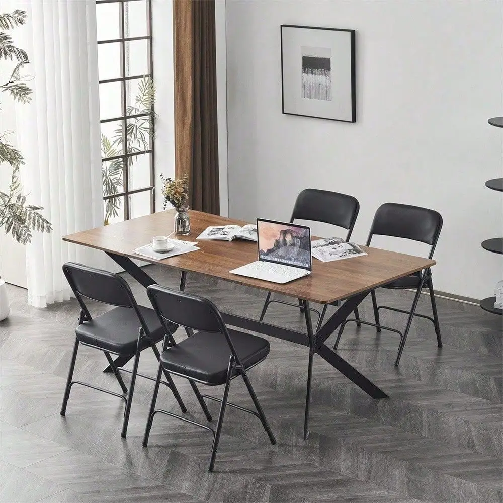 Folding Chairs With Padded Seat And Back For Home And Office Indoor And Outdoor Events Party Wedding
Folding Chairs With Padded Seat And Back For Home And Office Indoor And Outdoor Events Party Wedding
